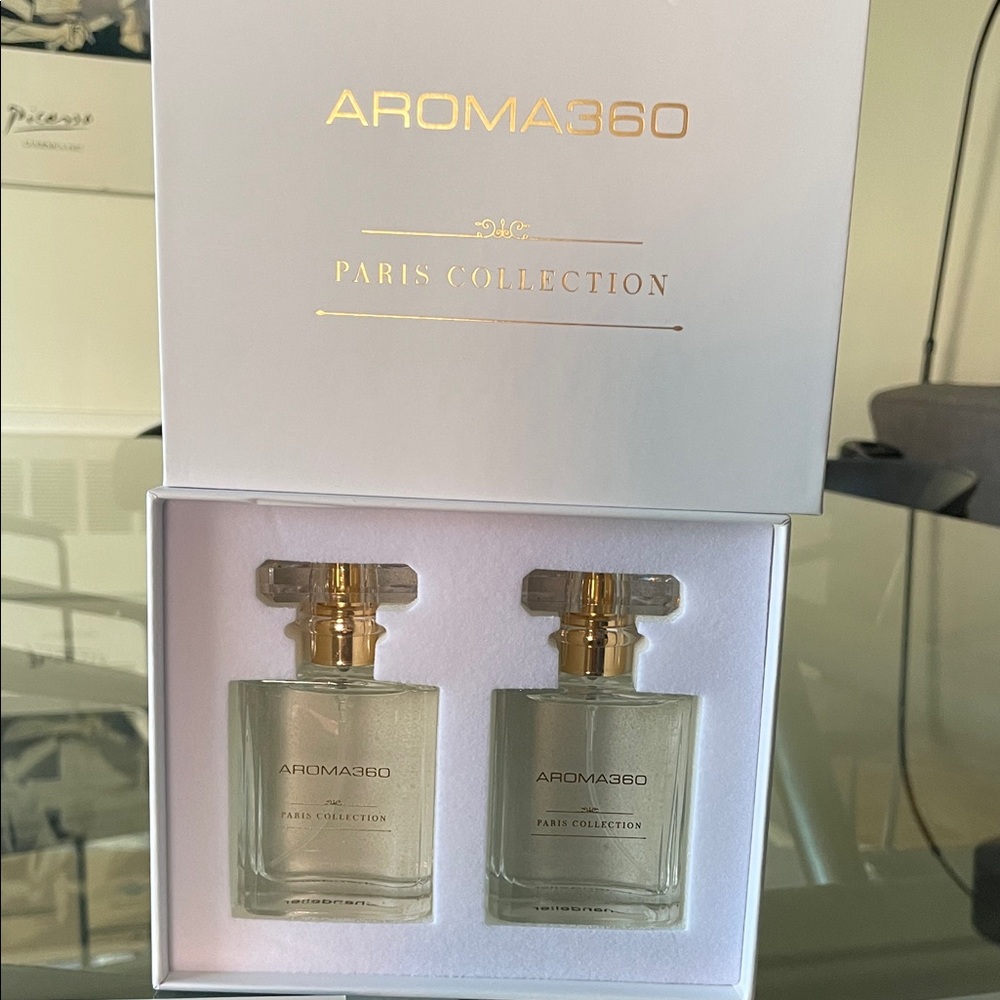 AROMA360 Paris Collection Scent Set - Clear/Gold